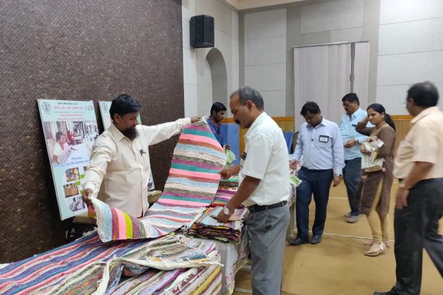 CSR Initiative Of MDL - Exhibition Of Handloom Products (Made By Visually Impaired Artisans Of Latur) On 26th December 2018123